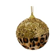 Nežinomas Eglutės žaisliukas Decoris Leopard, rudas, 8 cm