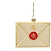 Nežinomas Eglutės žaisliukas Decoris Letter, geltonas, polistirenas