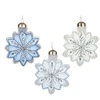 None Christmas Tree toy Decoris Snowflake. 10 cm