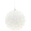 Christmas Tree toy Pearl. baltas. plastikas