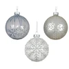 Nežinomas Eglutės žaisliukas Snowflake, 8 cm, stiklas