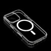 Oem Originalus „iPhone 17 Clear Mag Cover Elite“ dėklas (STR / NEGELTONAS / KAMEROS VALDYMO MYGTUKAS), suderinamas su skaidriu „MgSafe“