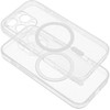 Oem Originalus „iPhone 14 PRO“ skaidrus „Mag“ dėklas – blizgučiai (STR / APSAUGA NUO FOTOAPAROS), suderinamas su „MagSafe“ permatomais blizgučiais.