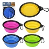 Collapsible silicone dog bowl