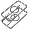Oem COLOR EDGE MAG COVER dėklas, suderinamas su MagSafe, skirtas IPHONE 16 Plus, titano pilkas