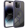 Dėklas Oem Case for iPhone 14 Color Edge Mag Cover compatible wth MagSafe violetinė