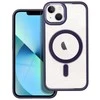 OEM dėklas, skirtas iPhone 13, spalvotas kraštas, MagSafe violetinė
