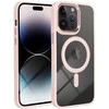 OEM dėklas, skirtas „iPhone 13 Color Edge Mag Cover“, suderinamas su „MagSafe“, rožinis