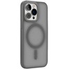 Connect Hibrīda Magnētiskā Lieta iPhone 15 Pro PC + TPU Dubultslāņu MagSafe Saderīgs Šokizturīgs Dizains Sudraba
