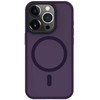 Connect hibrīdais magnētiskais apvalks iPhone 14 Pro Max PC + TPU divu slāņu MagSafe saderīgs triecienizturīgs dizains dziļi purpursarkans
