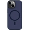 Connect Hibrīdais Magnētiskais Apvalks iPhone 15 PC + TPU Dubultlāju MagSafe Saderīgs Triecienizturīgs Zils