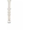 Connect T-Buckle Silikona Cilpa Josta 22mm (M/L 130mm) Sudrabs