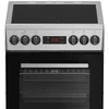 Viryklė INDESIT Cooker | IS5V8CSX/P | Hob type Ceramic | Oven type Electric | Stainless Steel | Plotis 50 cm | Grilling | Gylis 60 cm | 55 L