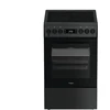 Viryklė Whirlpool Cooker | W5V8LCSA | Hob type Vitroceramic | Oven type Electric | Anthracite | Plotis 50 cm | Gylis 60 cm | 60 L