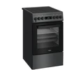 Viryklė Whirlpool Cooker | W5V8LCSA | Hob type Vitroceramic | Oven type Electric | Anthracite | Plotis 50 cm | Gylis 60 cm | 60 L