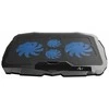 Cooling stand for laptop ART P4 2 x USB A LED juodas