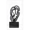 Dėklas OEM CRYSTAL DIAMOND telefono virvelė, telefono pakabukas / laido ilgis 74 cm (37 cm kilpoje) / ant kaklo - juodas