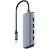Cudy UH500 laptop dock/port replicator USB 3.2 Gen 1 (3.1 Gen 1) Type-C Pilkas, Sidabrinis