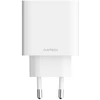 Cuktech A19 30W USB-A + USB-C sieninis įkroviklis – baltas