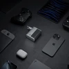 Cuktech AD1404UEU 140W GaN 3x USB-C + USB-A sieninis įkroviklis su USB-C laidu – pilkas