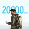 Cuktech PB200U išorinė baterija 210 W 20000 mAh 2 x USB-C + USB-A su TFT ekranu ir 240 W USB-C laidu - juodas