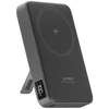 Cuktech WPB100 10000 mAh Qi2 magnetinė išorinė baterija 30W su stovu – juoda