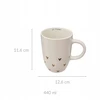 Cup. auksinis/baltas. 0.440 l