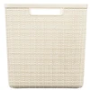 Daiktadėžė CURVER JUTE, 17 l, kreminė, 28×28×27 cm