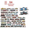 Dėlionė CzuCzu Double-sided Puzzle Trains 54 double-sided pieces ZA5558 technique