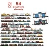 Dėlionė CzuCzu Double-sided Puzzle Trains 54 double-sided pieces ZA5558 technique