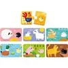 Dėlionė CzuCzu Farm Animals Puzzle for a pair 18m+ 7 puzzles ZA5553