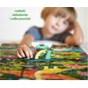 Dėlionė CzuCzu Observational puzzle Dinosaurs 60 pieces educational poster ZA5559
