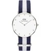 Laikrodis DANIEL WELLINGTON Glasgow Sidabrinis Ladies' Watch DW00100082 + BOX