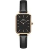 DANIEL WELLINGTON MOTERIS LAIKRODIS DW00100435 – Quadro presuotas Sheffield Rose Gold 20mm + DĖŽĖ