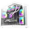 DarkFlash B275 PRO computer case (baltas) + 6 fans