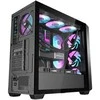 Darkflash DS900WD computer case (juodas) + 4 fans