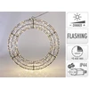 Nežinomas Dekoracija Žiedas su LED, AX5393710, D50 cm, juoda