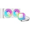 DeepCool LE240 WH V2 Processor All-in-one liquid cooler 12 cm Baltas 1 pc(s)