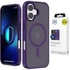 Dėklas 3Mk Protection 3mk Smoke MagCase for iPhone 17 - violetinė-translucent