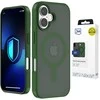 3Mk apsaugos 3mk dūminis „MagCase“ dėklas, skirtas iPhone 16 - Žalias-Translucent