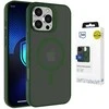 Dėklas 3Mk apsaugos 3mk dūminis „MagCase“, skirtas „iPhone 16 Pro Max“ - Žalias-permatomas