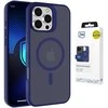 Dėklas 3Mk apsaugos 3mk dūminis „MagCase“, skirtas „iPhone 16 Pro“ – Mėlyna-permatomas