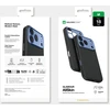 AmazingThing Glamour AllSkin iPhone 18 Pro dėklas su fotoaparato dangteliu, suderinamas su MagSafe – mėlyna