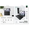 „AmazingThing Minimal Case Keylite Combo“ klaviatūros dėklas, skirtas „iPad Air 13“ M2/M3/M4 (2024/2025/2026) - Juodas
