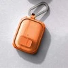 „AmazingThing Titan Pro Mag“ skaidrus dėklas, skirtas „AirPods Pro 3“ - oranžinis