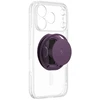 Objektyvas AmazingThing Titan Pro Pop objektyvo dėklas iPhone 18 Pro su fotoaparato dangteliu, laikikliu ir stove, suderinamas su MagSafe – Violetinė