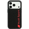 Audi R8 anglies pluošto MagSafe dėklas iPhone 18 Pro / 17 Pro - Juodas