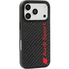 Audi R8 anglies pluošto MagSafe dėklas iPhone 18 Pro / 17 Pro - Juodas