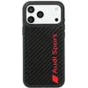 Dėklas Audi R8 Carbon Fiber MagSafe Case for iPhone 18 Pro Max / 17 Pro Max - Juodas