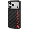 Audi R8 anglies pluošto MagSafe dėklas iPhone 18 Pro / 17 Pro - Juodas